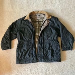 Members Only XL Microfiber Black Jacket